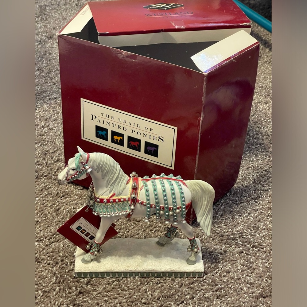 The Trail of Painted Ponies Silver Bells Horse Figurine. No tag/box.